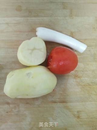 Shredded Potatoes in Tomato Sauce recipe