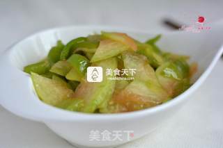 Stir-fried Peppers with Watermelon Peel recipe