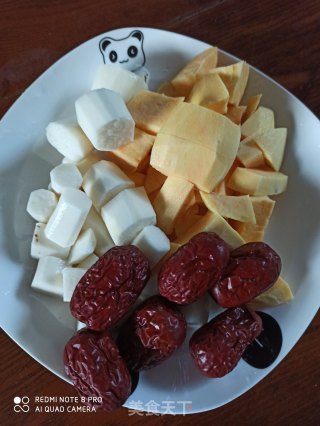 Sweet Potato, Yam and Red Date Soup recipe