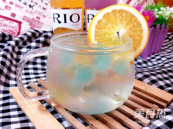 Gorgeous Colorful Ice Drink recipe