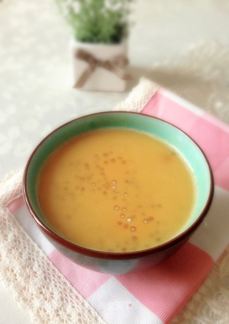 Pumpkin Milk Sago recipe