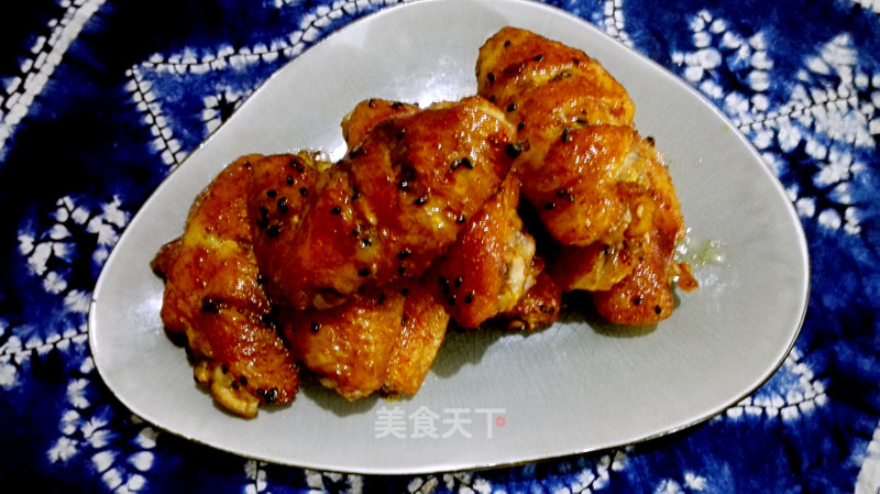 Black Sesame Honey Roasted Wings recipe