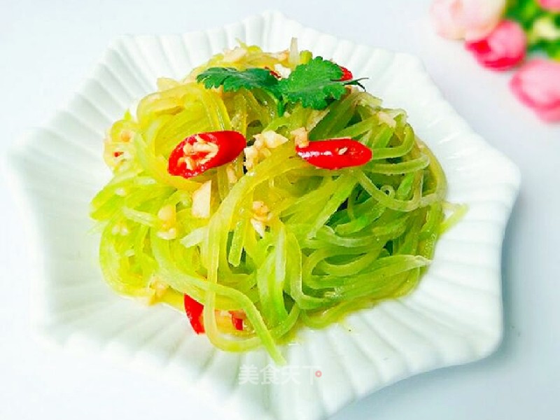 #夏懒人饭# Lettuce Shreds with Cold Salad recipe