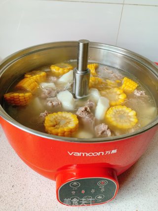Corn Yam Pork Ribs Soup recipe