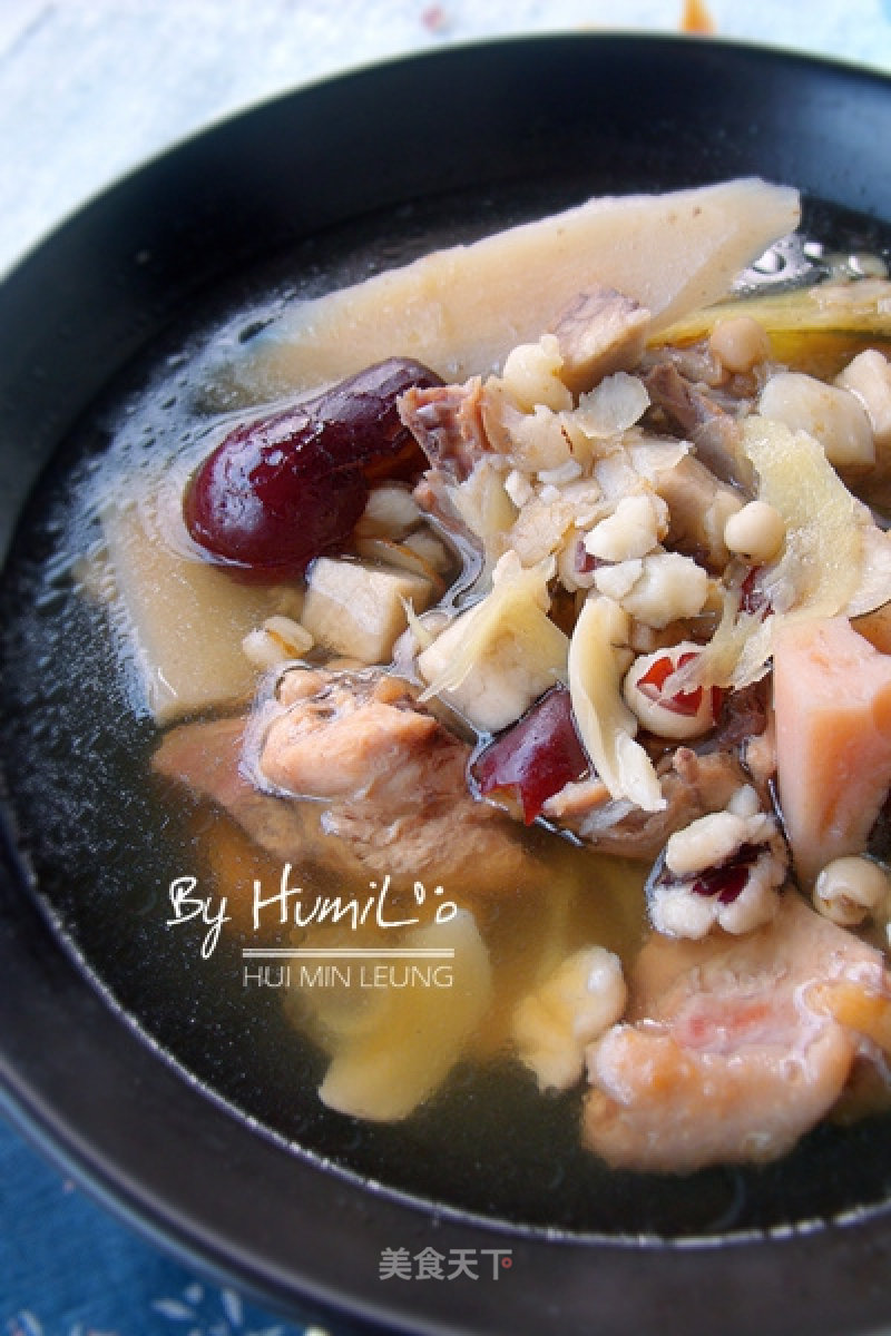 American Ginseng and Lotus Root Chicken Soup