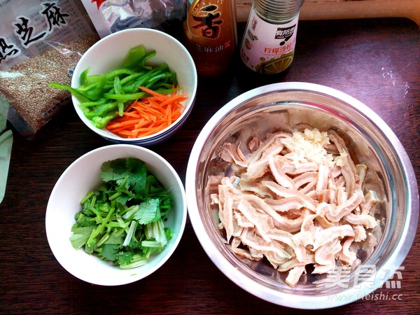 Shredded Tripe with Cold Sauce recipe