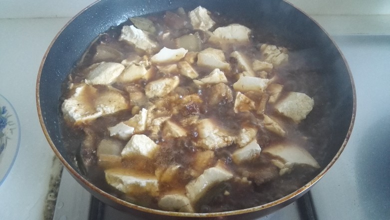 Braised Tofu with Mushroom Sauce recipe