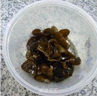 Greens, Black Fungus, Cauliflower recipe