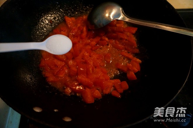 Tomato and Egg Pimple Soup recipe