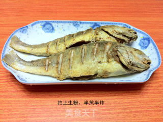 Stuffed Braised Yellow Croaker recipe