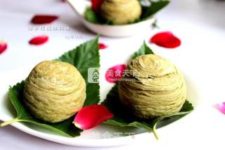 #aca烤明星大赛# Matcha Rose Cherry Crisp recipe