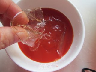 Tomato Juice Two-color Jelly recipe