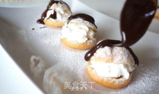 French Hot Ice Cream Puffs recipe