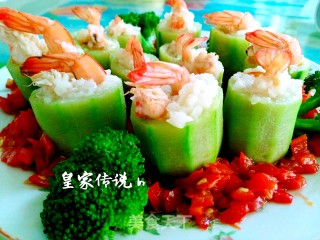 Loofah Shrimp Cup recipe