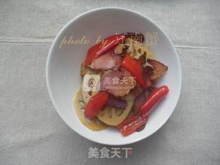 Bacon Lotus Root Slices recipe
