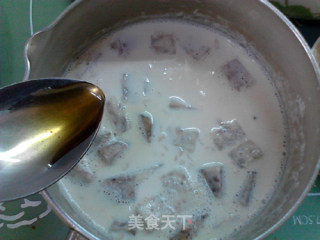 Sweet Taro Oat Milk Soup recipe