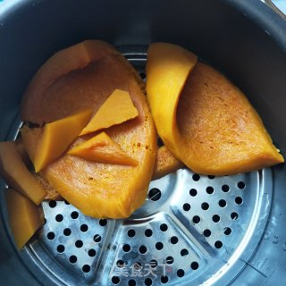 Pumpkin Rice Cake and Bean Paste Buns recipe