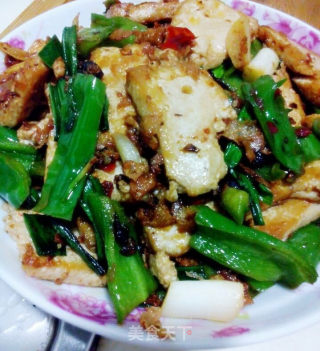 Stir-fried Tofu with Green Pepper recipe