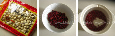 Lotus Seed Red Bean Paste recipe