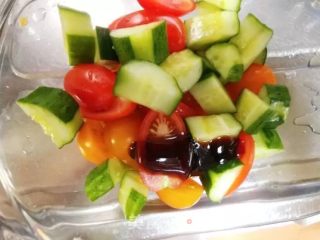 Tomato and Cucumber Cold Combination recipe