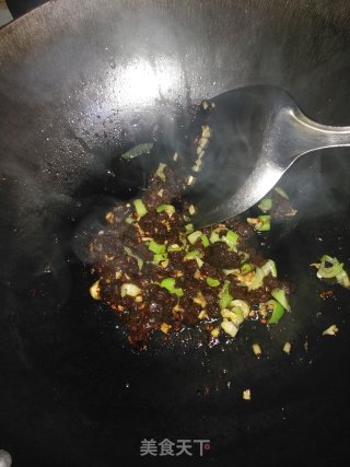 Tofu Diced in Black Soy Sauce recipe