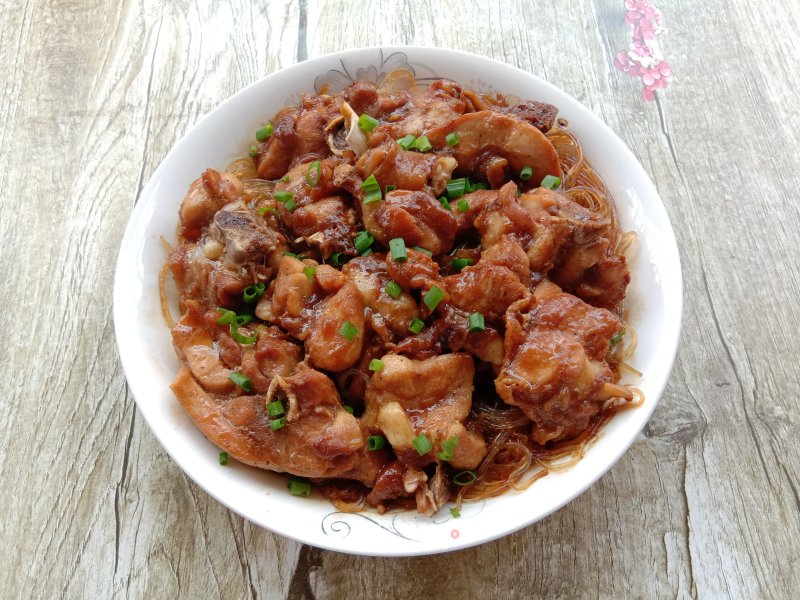 Steamed Chicken Drumsticks with Vermicelli recipe