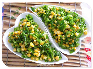 Green Pepper Sweet Corn recipe