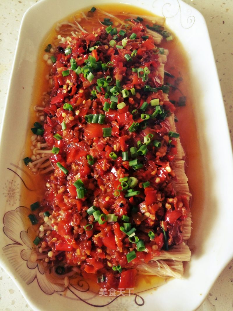 Private Secret Chopped Pepper Flammulina recipe