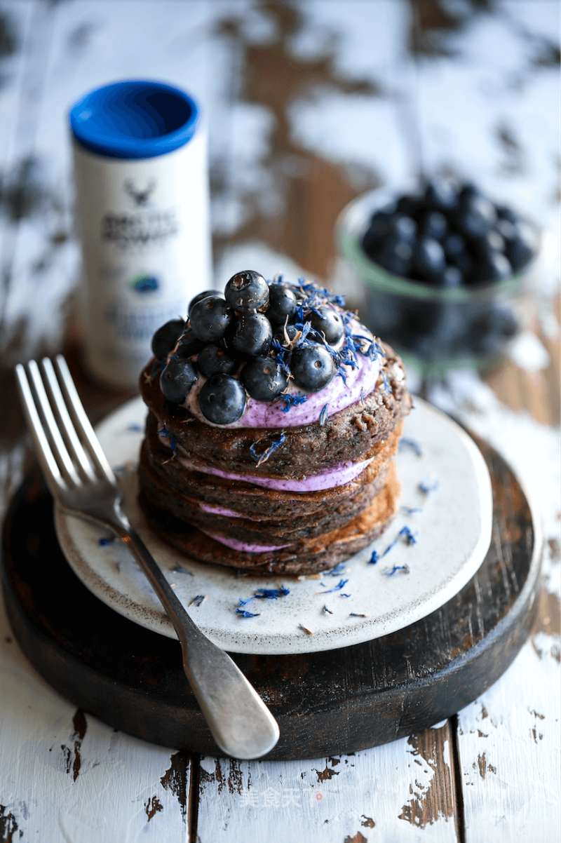Vegan Wild Blueberry Pancakes recipe