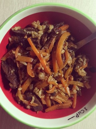 Carrot Beef Stew with Rice