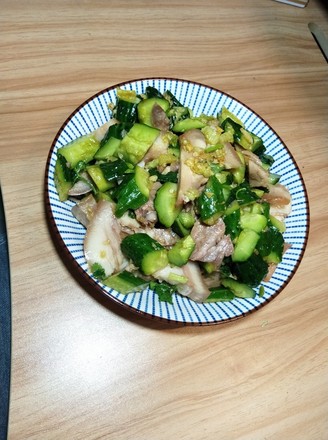 Pork Head Meat Mixed with Cucumber