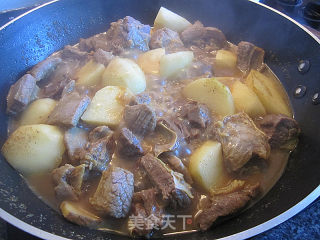 Curry Beef Brisket Stewed Potatoes recipe