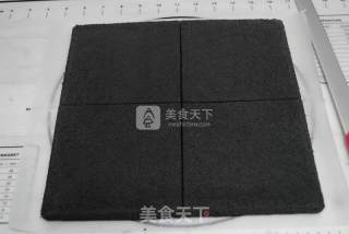 #aca烤明星大赛#bamboo Charcoal Butter Cake recipe