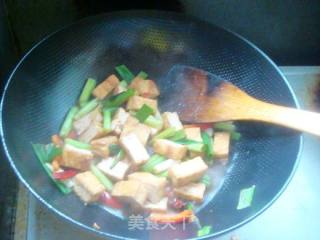 Homemade Tofu with Scallions recipe