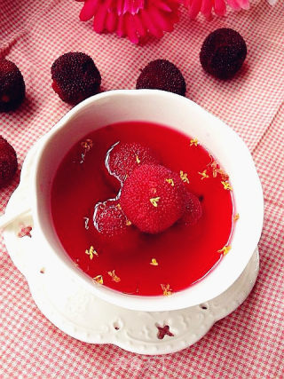 Iced Osmanthus Bayberry Juice recipe