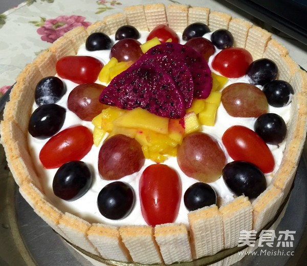 Fruit Birthday Cake recipe