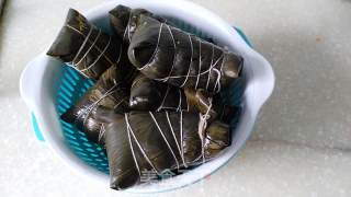 Glutinous Rice Dumplings with Red Dates and Red Beans recipe