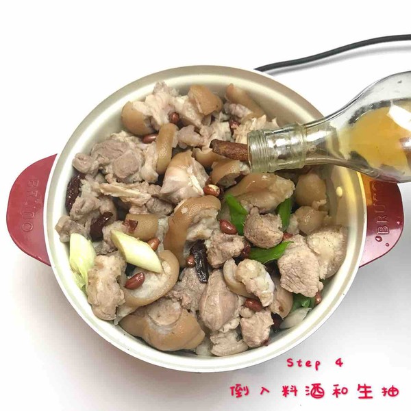 Braised Pig's Trotters with Red Dates and Peanuts-bruno Multi-function Stew Pot recipe