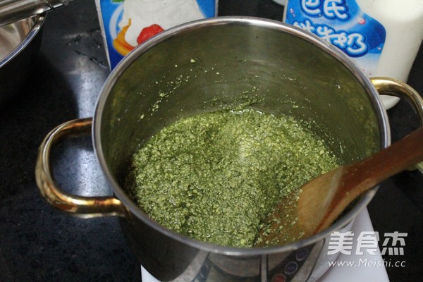 Matcha Honey Bean Ice Cream recipe