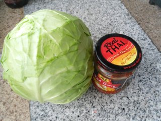 Braised Cabbage in Red Curry recipe