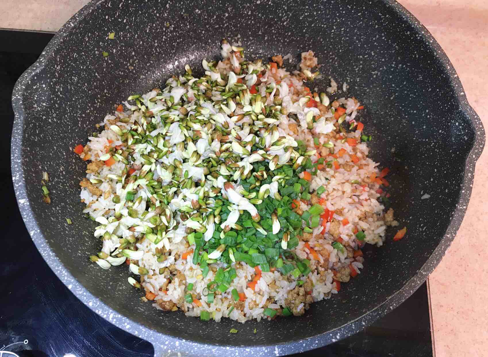 Sophora Pork Fried Rice recipe