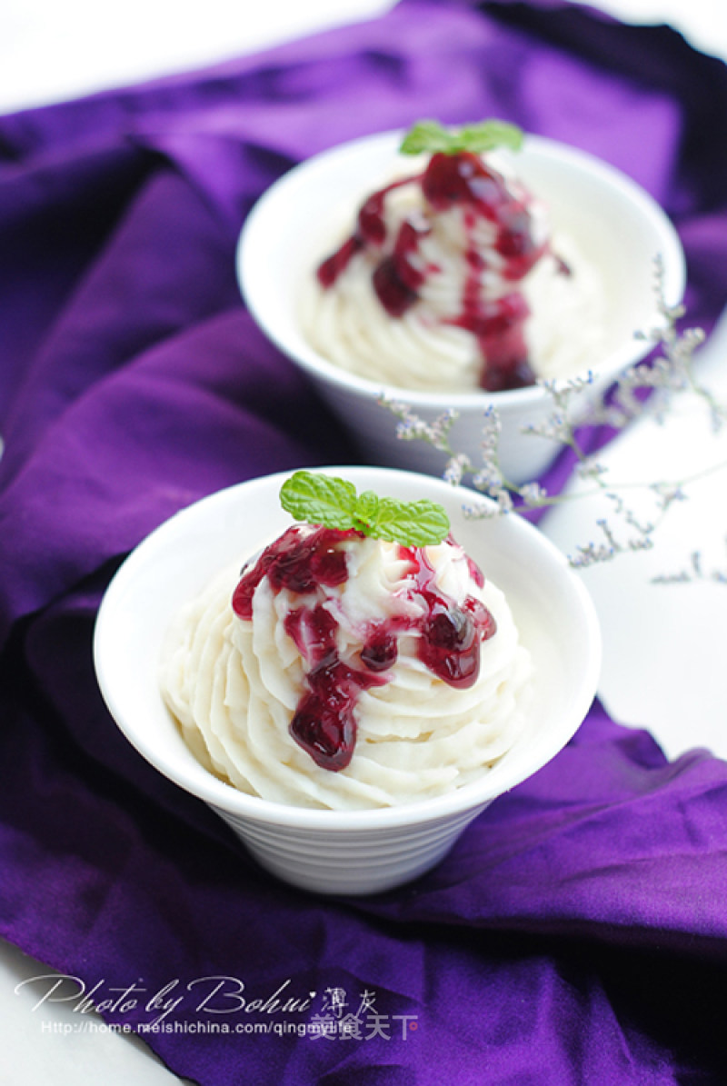 Blueberry Yam Puree recipe