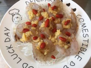 Steamed Shrimp with Garlic Vermicelli recipe