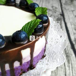 #aca烤明星大赛#blueberry Yogurt Mousse recipe