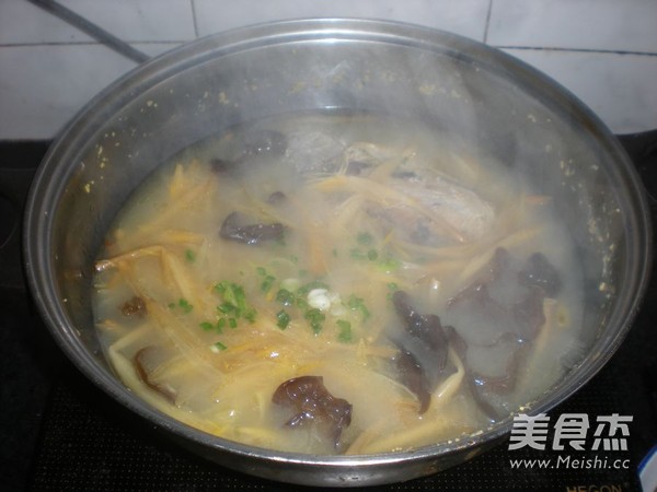 Golden Needle Carp Soup recipe