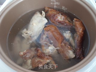 Pea Duck Bone Carrot Soup recipe