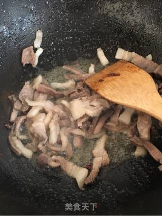 Fried Kelp with Pork recipe