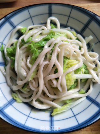 Fried Noodles with Mustard Pork recipe