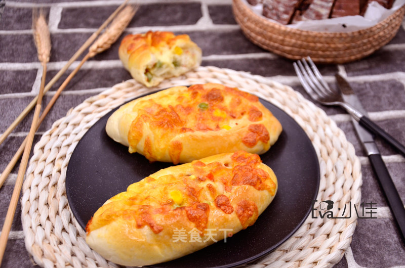 Color Vegetable Cheese Bread recipe