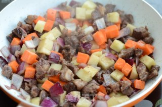 Potato Beef Braised Rice recipe